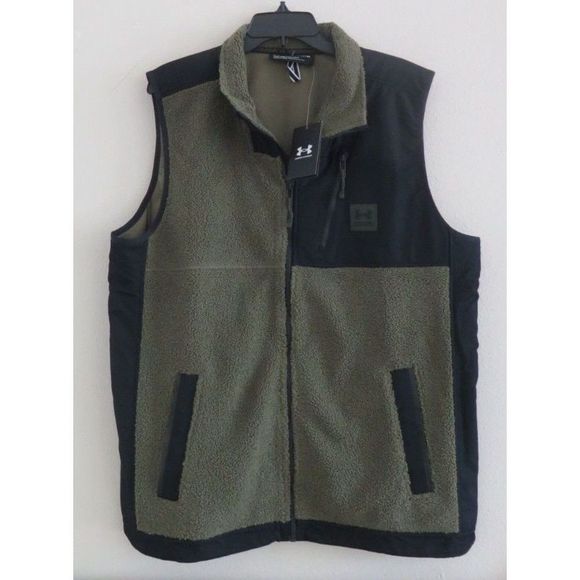 Under Armour 1366096 390 Men Sz XXL Baroque Green/Black Mission Boucle Vest $100 - Picture 1 of 4